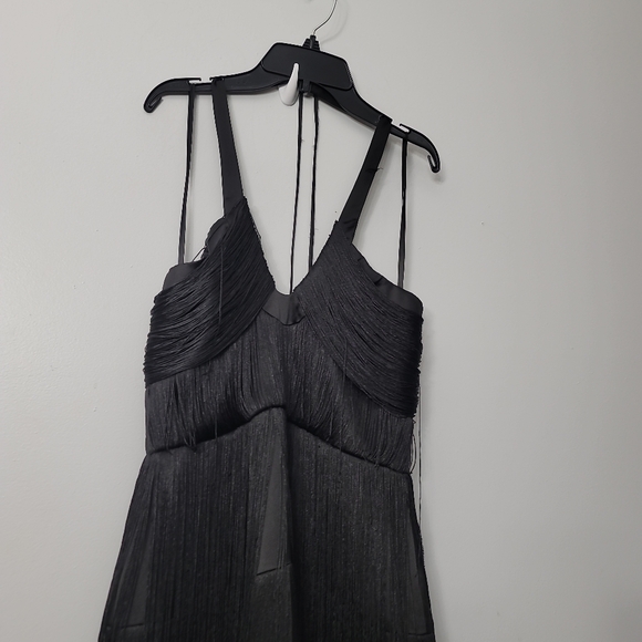 Antonio Melani Xandra Halter Neck Fringe Dress - Picture 8 of 9